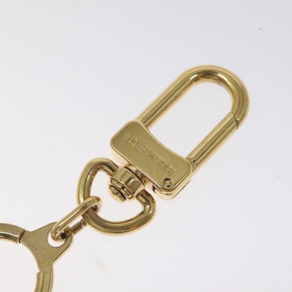 LOUIS VUITTON Anneau Cles Key Holder metal Gold Tone - Picture 4 of 7